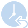 roll back a clock icon