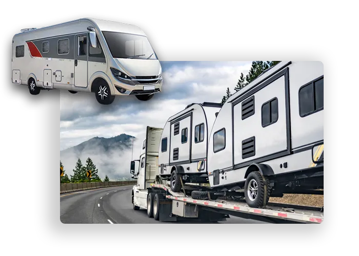 RV open and closed transport options with Zodiak